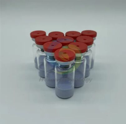 피부 관리 연구용 고순도 Copper Tripeptide 1 구리 펩타이드 분말, 구리 트리 펩타이드-1 원료, 안정성 블루 펩타이드 화합물, ≥99% 순도