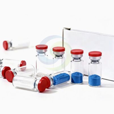 고 순수 Copper Tripeptide 1 구리 펩타이드 분말 콜라겐 생산을 위한 안정적인 구조, 구리 삼중 펩타이드-1 성분