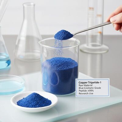 스킨케어 개발용 고순도 ≥99% Copper Tripeptide 1 구리 펩타이드 파우더, 콜라겐 생성 촉진 및 주름 감소