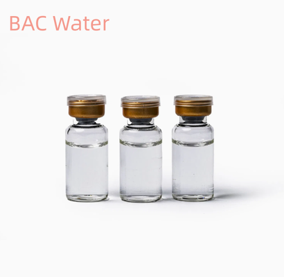 USP 등급 Bac 물 3ml 10ml 페프티드 및 실험실 용용 비생성 희석 용액