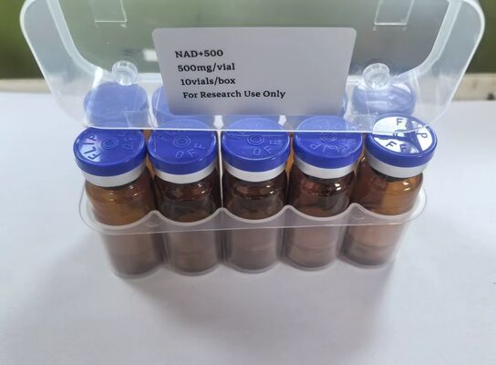 고 순수성 NAD+ 냉동 접시 500mg NAD 주사 분말 에너지 및 노화 방지 지원