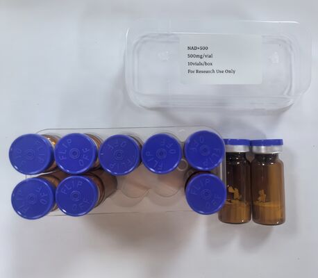 고 순수성 NAD+ 냉동 접시 500mg NAD 주사 분말 에너지 및 노화 방지 지원