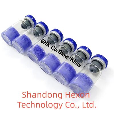 검증된 합성 GHK-Cu 구리 펩타이드 50mg 100mg 확장 가능한 용량 안정적인 보관